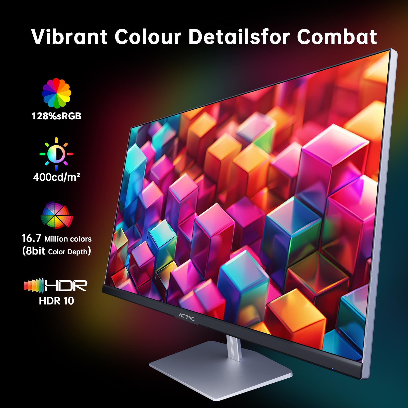 KTC 24.5 inch 360Hz/400Hz OC Fast IPS FHD Gaming Monitor HDR 400 | H25