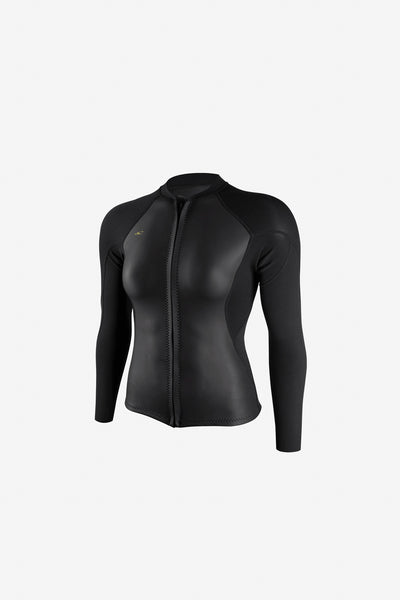 Women's Bahia 1/0.5MM Full Zip Jacket - Glideblk/blk/blk | O'Neill
