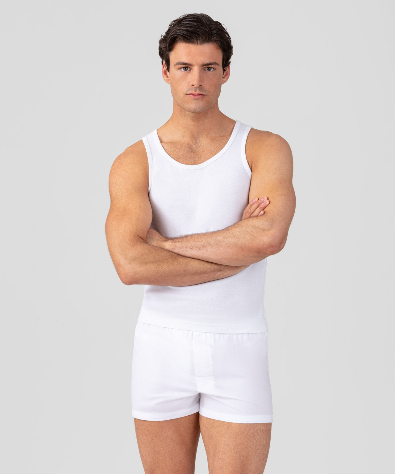 everyone 3P rib tank top (WHITE) サイズ XL everyone 3P rib tank