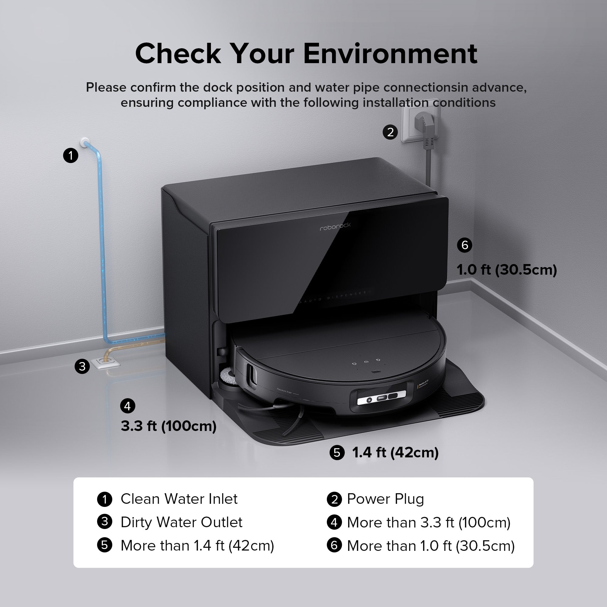 Roborock Saros 10 Robot Vacuum with Refill & Drainage System