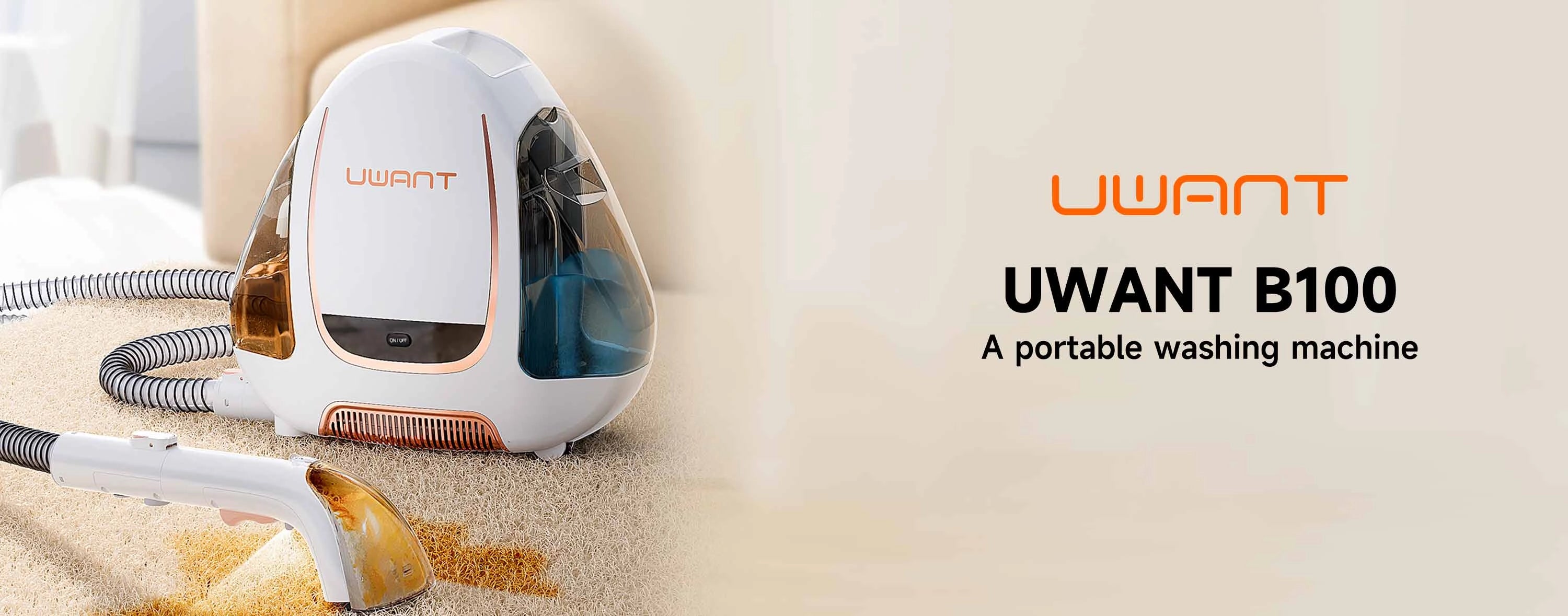 UWANT カーペットクリーナー B100-J UWAnT 2023年製 B100-J クリーナー