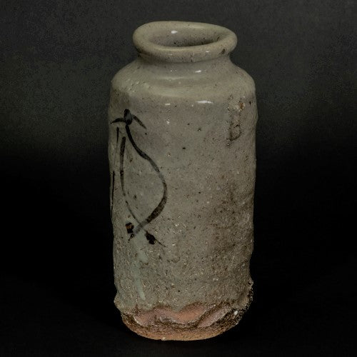 絵唐津花入 H883 浜本洋好作