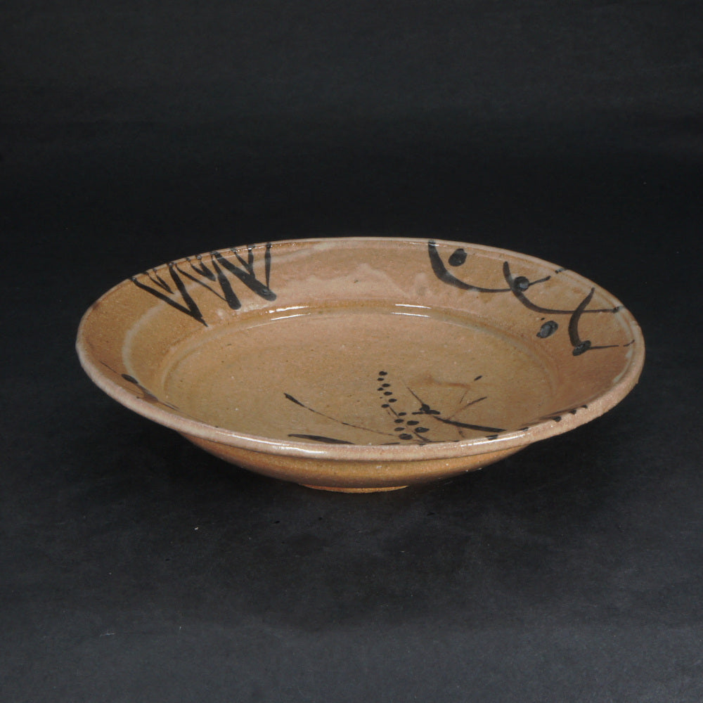 絵唐津七寸皿 T116 水上敬海作