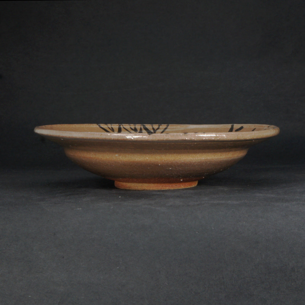 絵唐津七寸皿 T116 水上敬海作