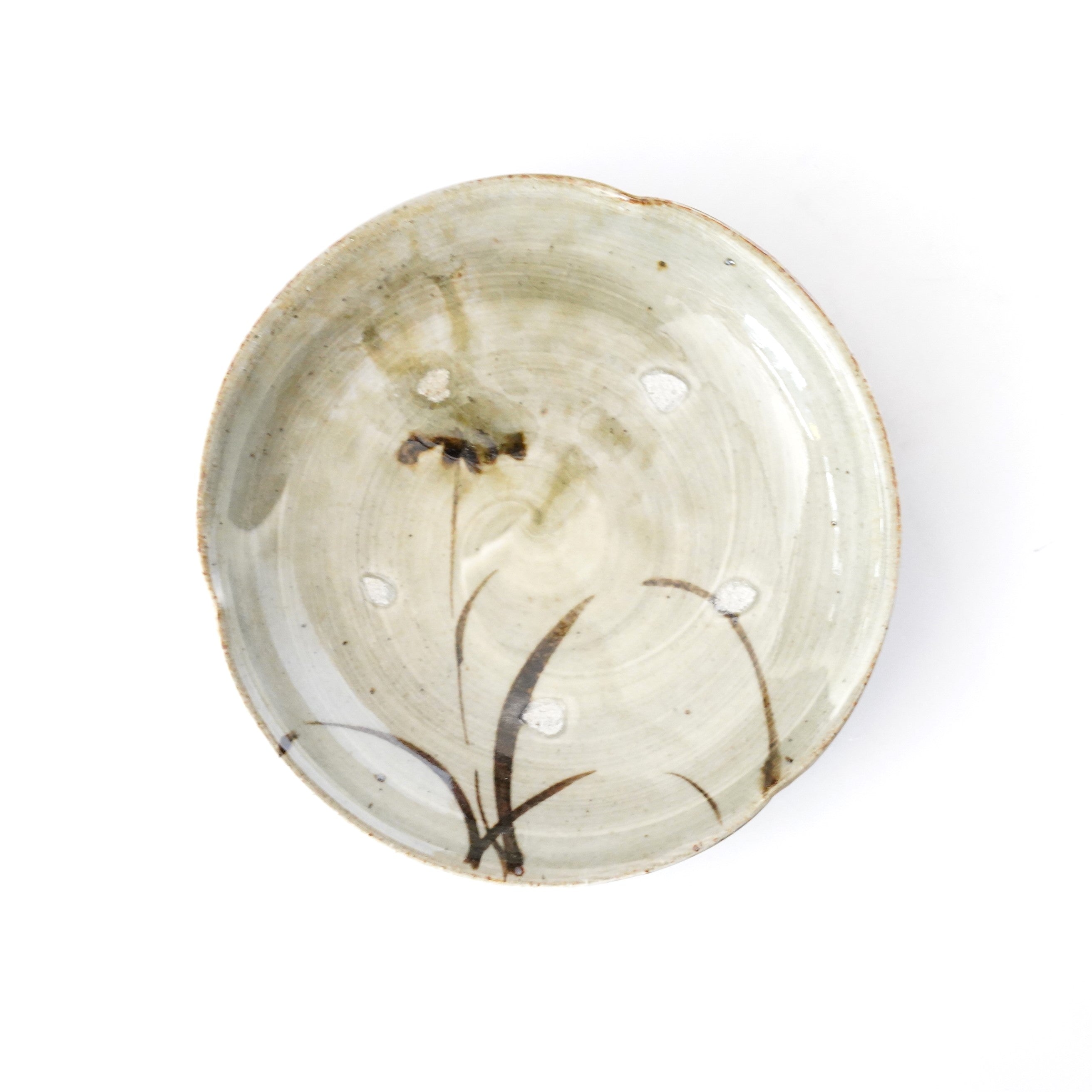 に*に様 光藤佐 耳付壺 緑釉 に*に様 光藤佐 耳付壺 緑釉 光藤佐