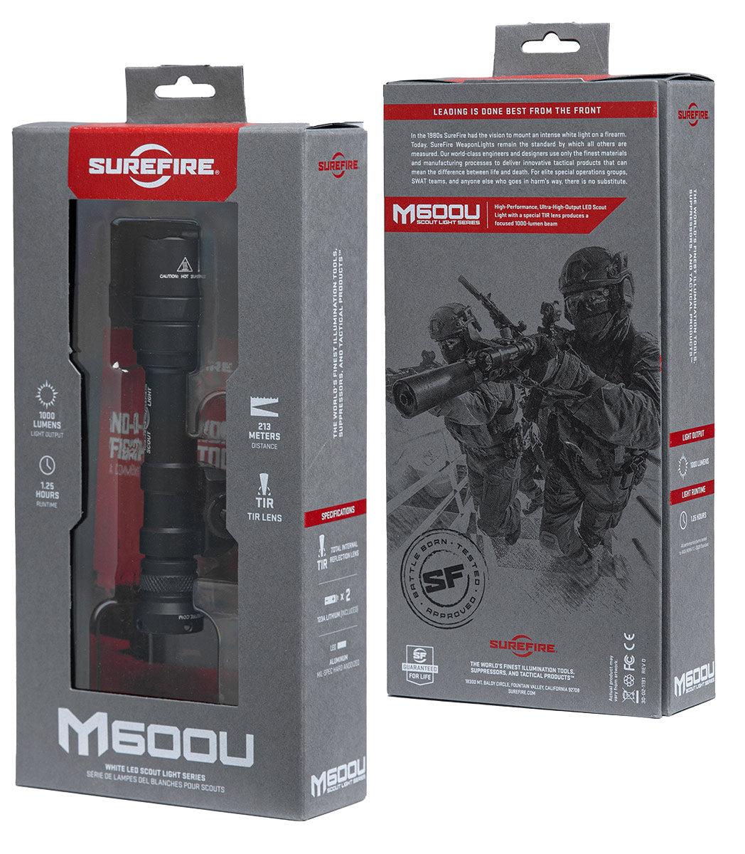 SureFire M600U Scout Light Weaponlight, 1000 lm – Varusteleka