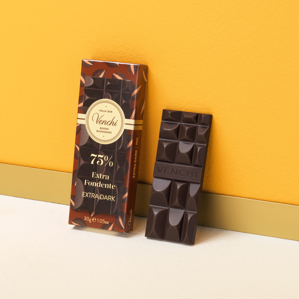 New】75% エクストラダークチョコレート ミニバー 116695｜ヴェンキ
