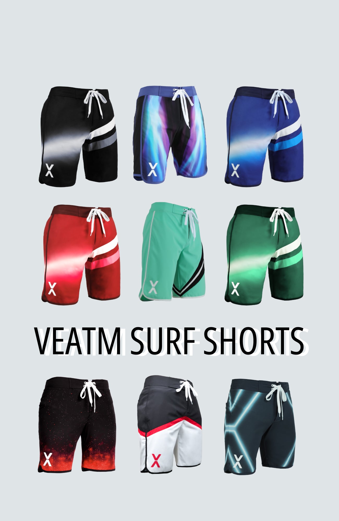 VEATM Mサイズ 水着 ネイビー⁄ホワイト⁄レッド VEATM Msize