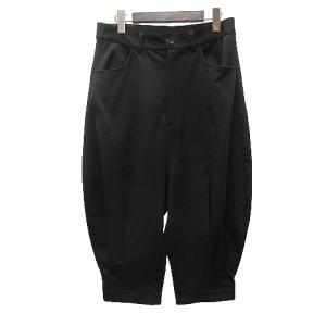 サルエルパンツ スラックス バルーンパンツ ストレッチ 7分丈 半端丈
