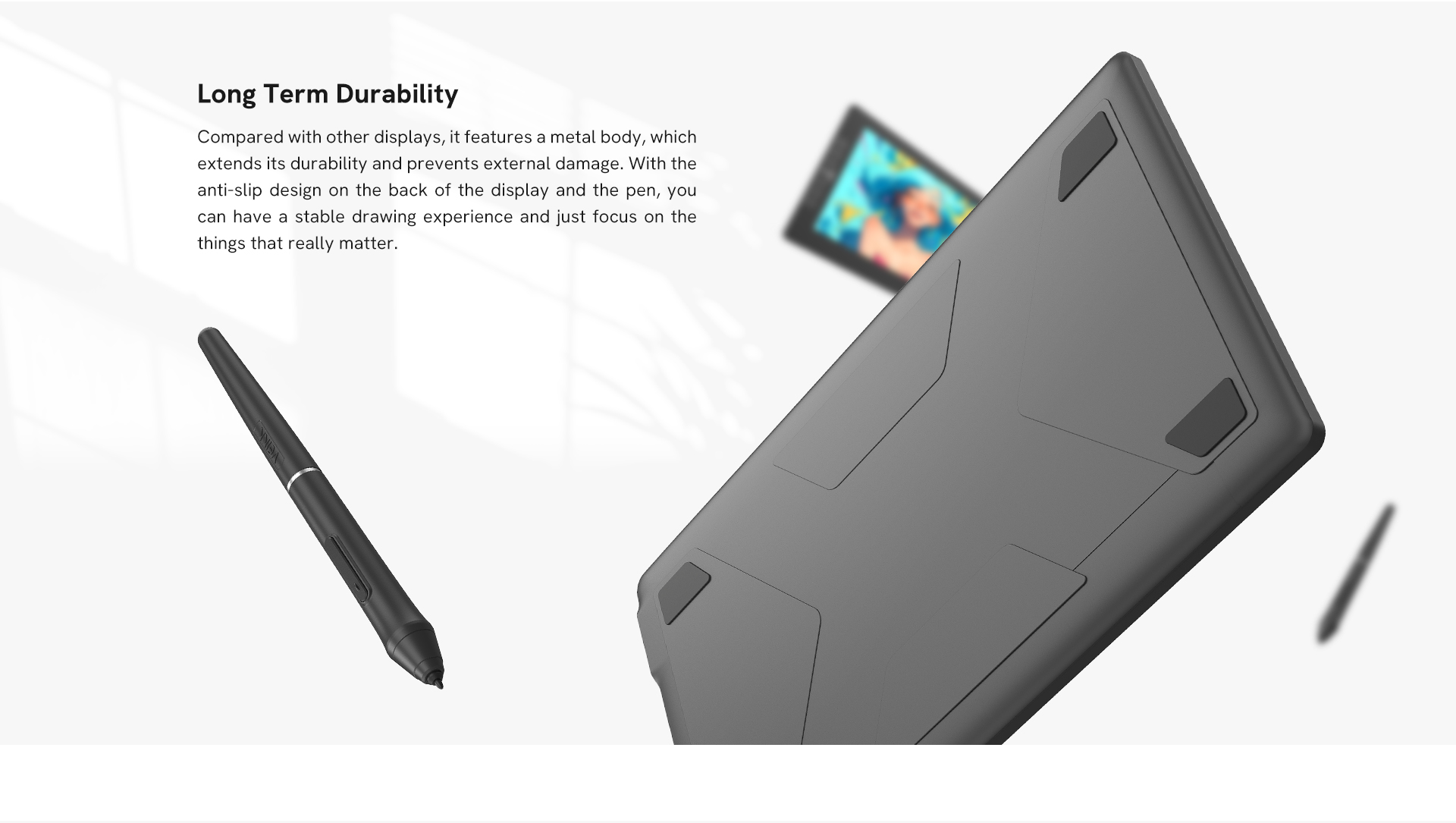 VEIKK Studio VK1200 V2 Full laminated and High resolution Display