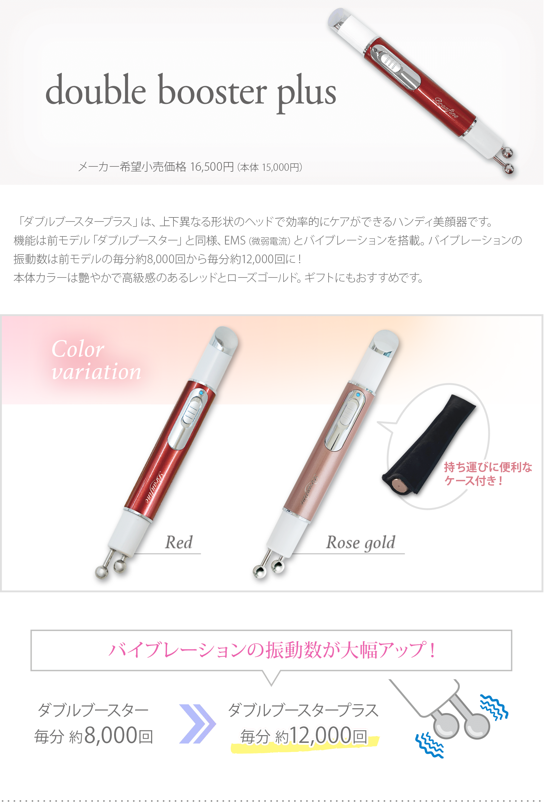 ブランフィーネ美顔器 Branfine super triple booster 【公式通販】