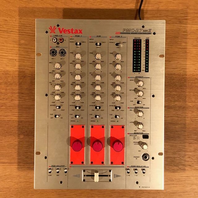Vestax PMC-27 MKⅡ DJ MIXER DJミキサー Vestax PMC-27 Rotary Mixer