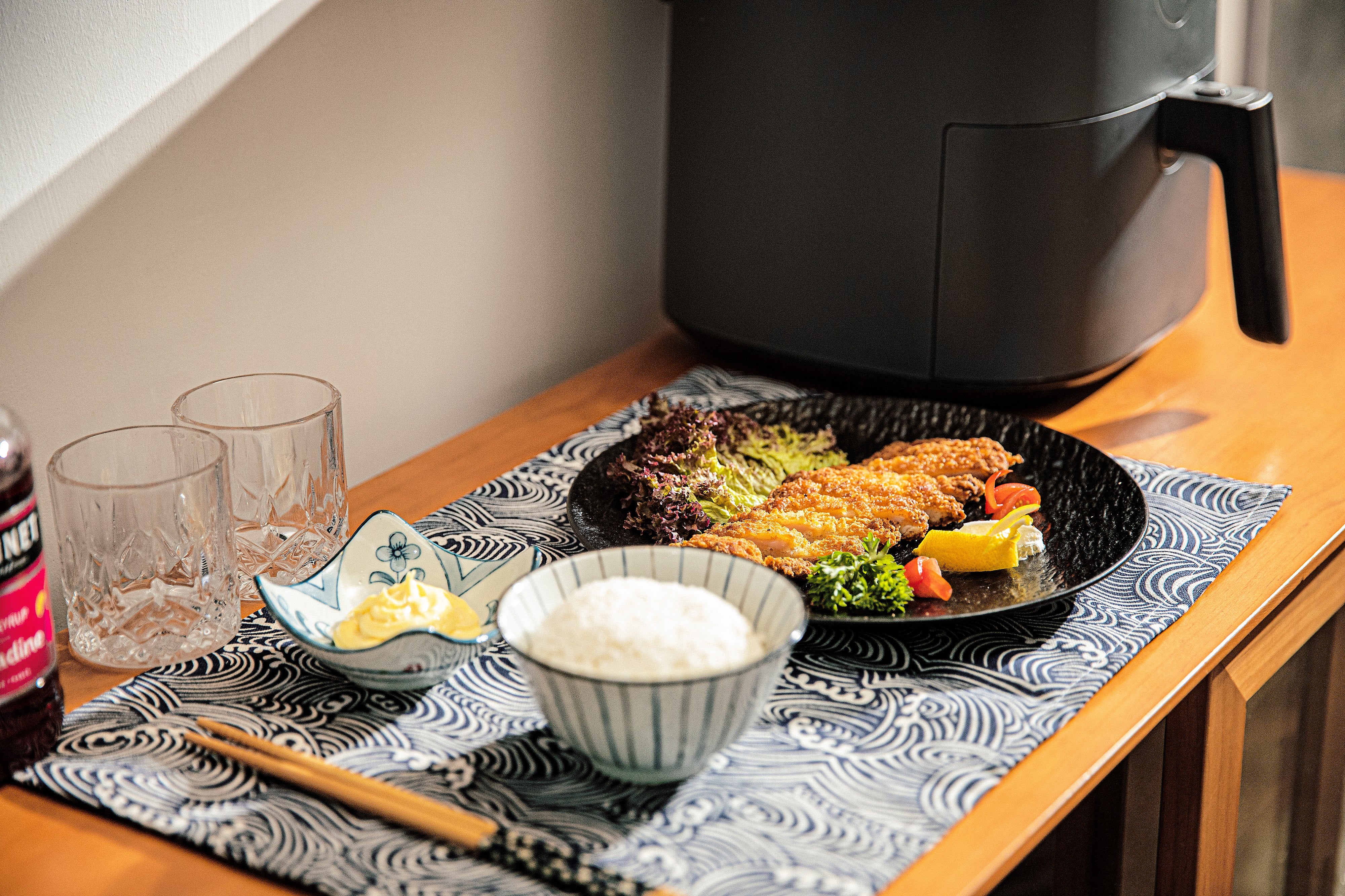 COSORI ノンフライヤー グレー レシピ本付 トンカツ | COSORI 4.7L