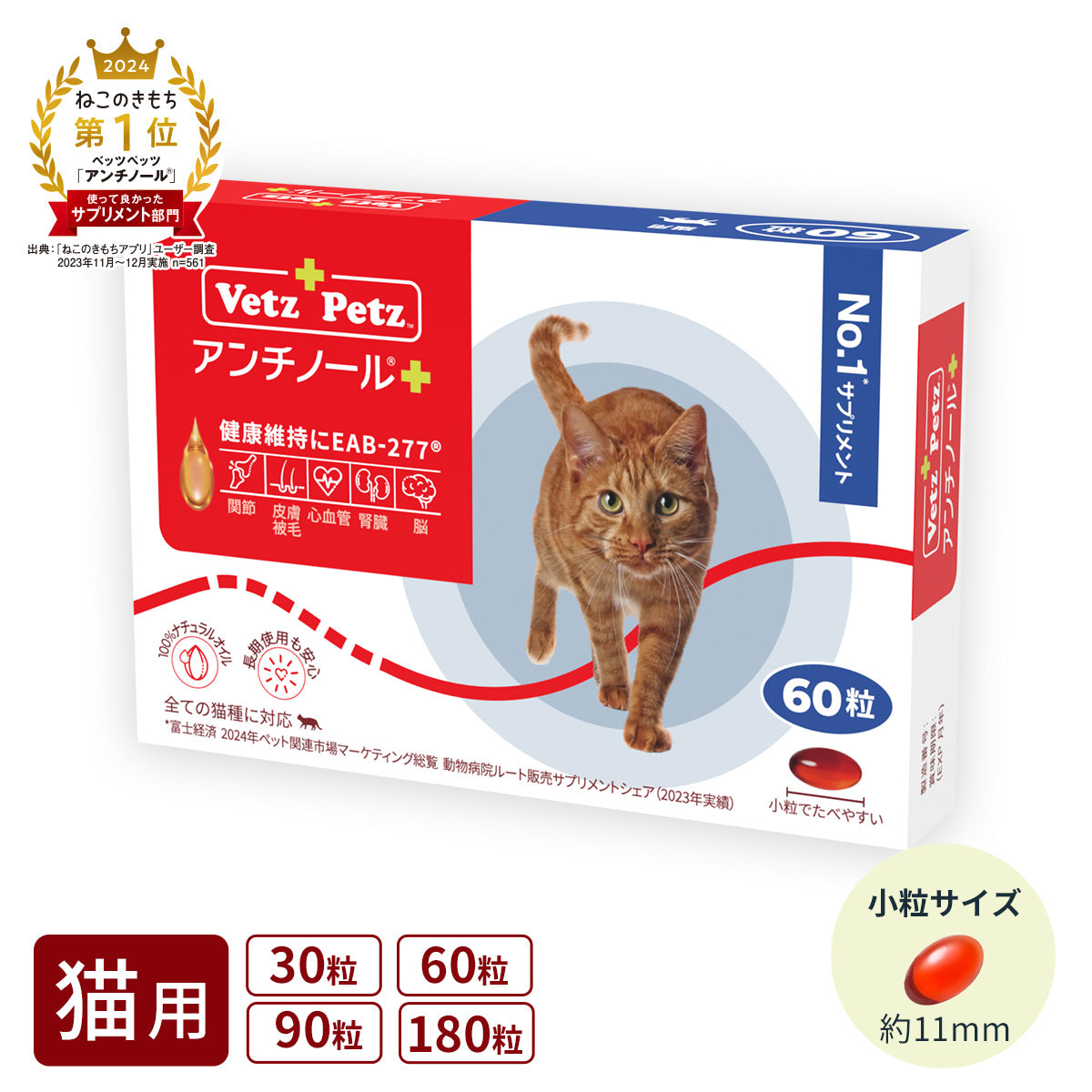 VetZ PetZ アンチノール 90粒2箱＋72粒 【公式通販】