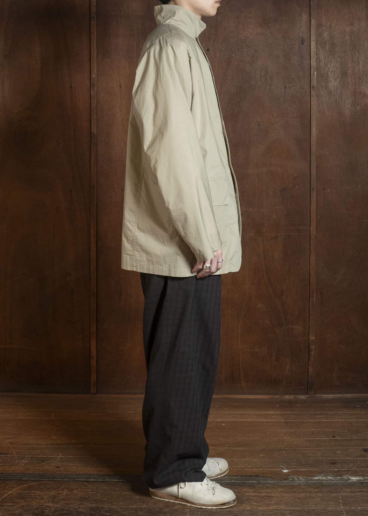 HED MAYNER / BELTED PANT / ECRU HERRINGBONE LINEN – VISION OF FASHION