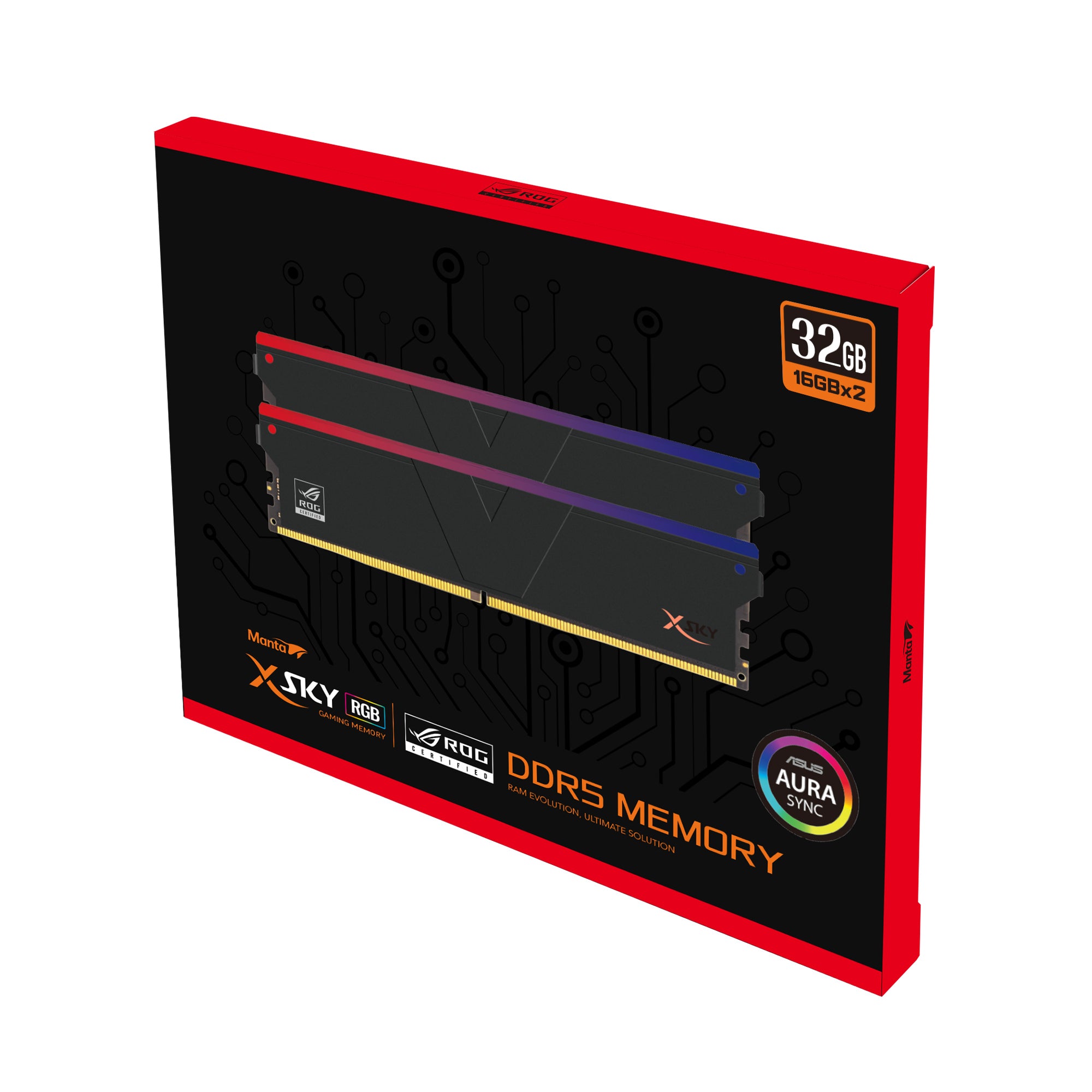 DDR5 | ROG-Certified | [Manta] XSky RGB | 32GB (16GBx2) | INTEL XMP |