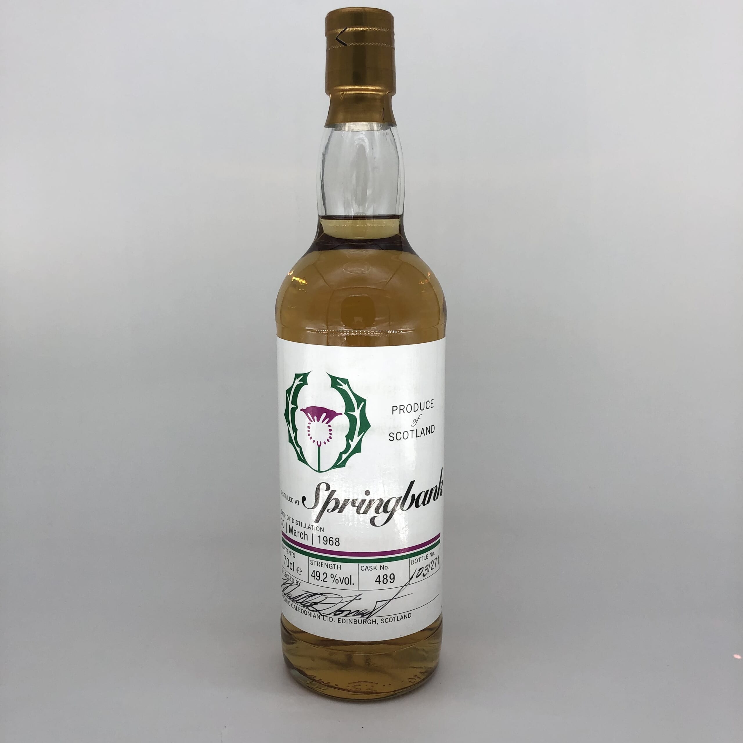 スプリングバンク36年1968 - オールド ビンテージ ウイスキー専門店