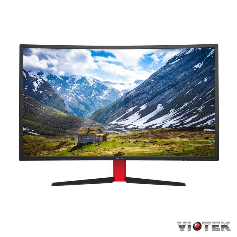 Curved Monitor: VIOTEK GN32C 32” 144Hz 1080P Gaming Monitor - Viotek