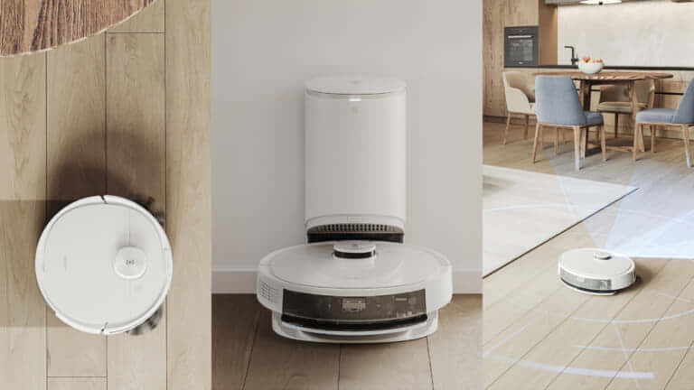 ECOVACS DEEBOT N8+ ロボット掃除機、高精度マッピング&ゴミ回収の機能