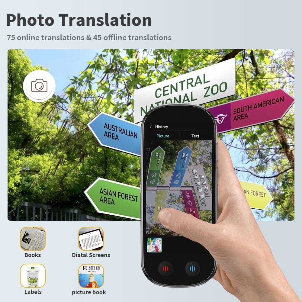 VORMOR Z9 New Arrival Language Translator Device, Portable Translator