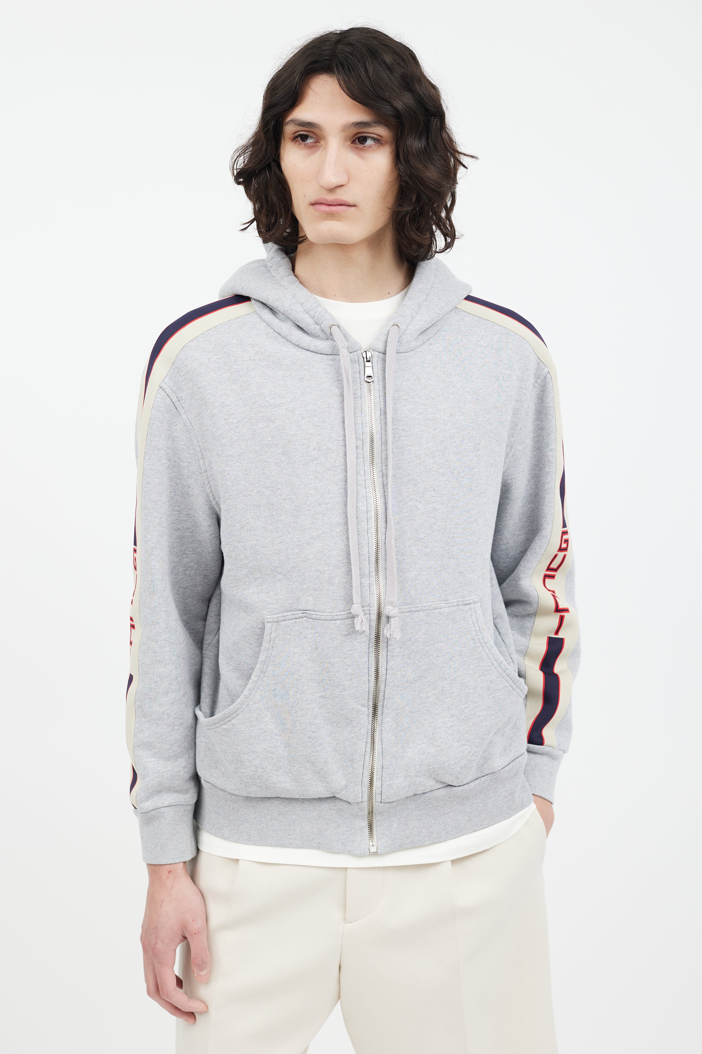 美波【PREMIUM☆APPAREL】373 ZIPUP HOODIE GRAY 美波【PREMIUM