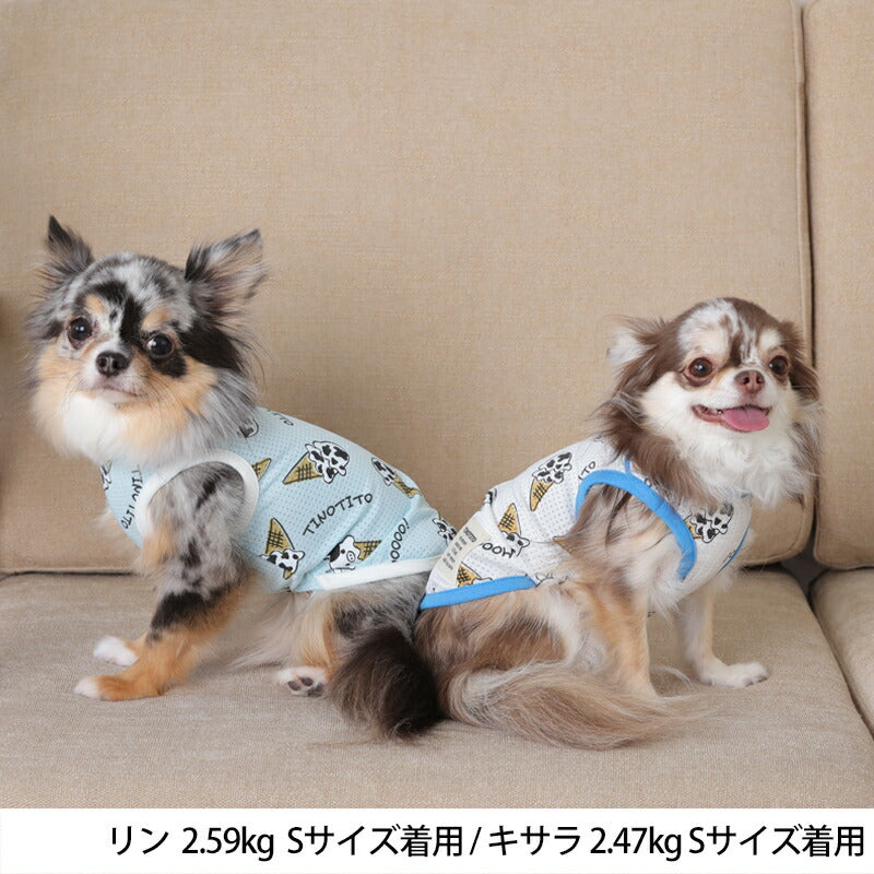 牛さんプリントタンク XS/S/M/L/XL/XXL TINOTITO -ティノティート- 犬