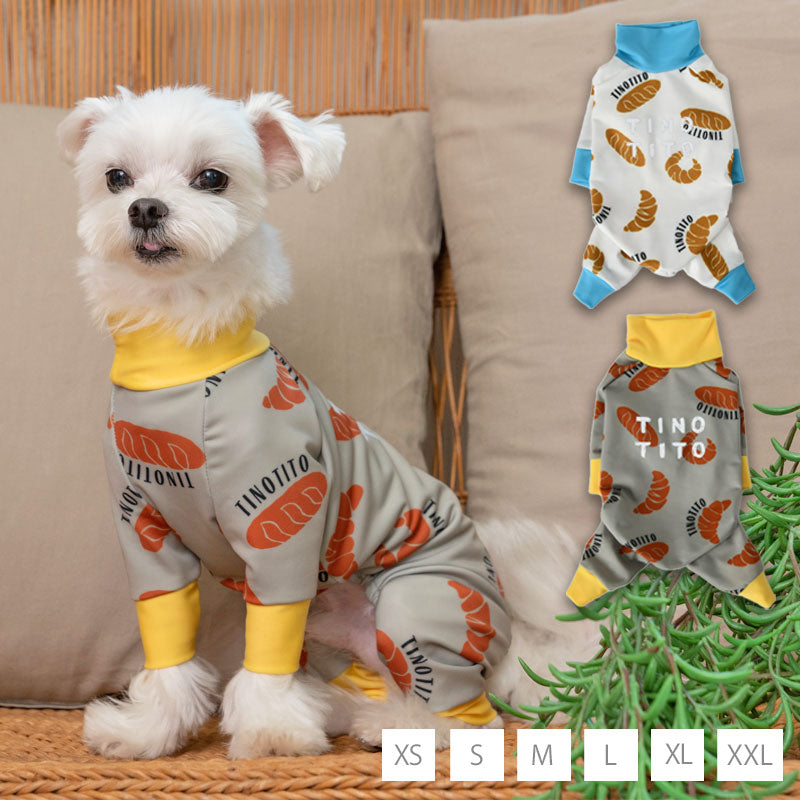 パン柄アクロン XS/S/M/L/XL/XXL アクティブロンパース TINOTITO