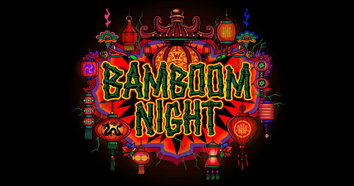 WANIMA BAMBOOM NIGHT メッシュ ロングスリーブ 黒 S～M WANIMA