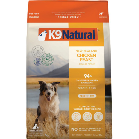 K9ナチュラル チキン・フィースト 3.6kgの通販なら「わんにゃんキッチン」