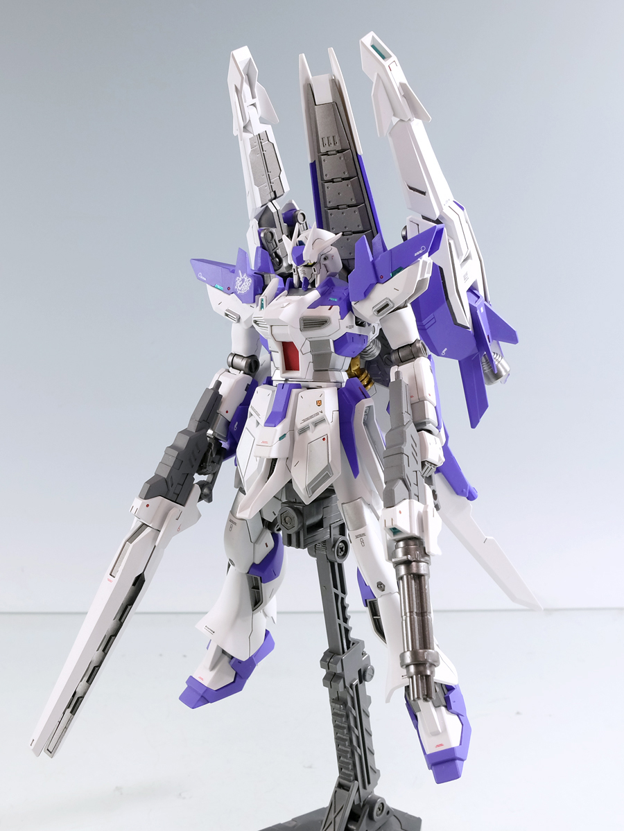 HG Hi-ν カンダムヴレイブ アメイジング 塗装完成品 改造品 HGBF Hi-ν