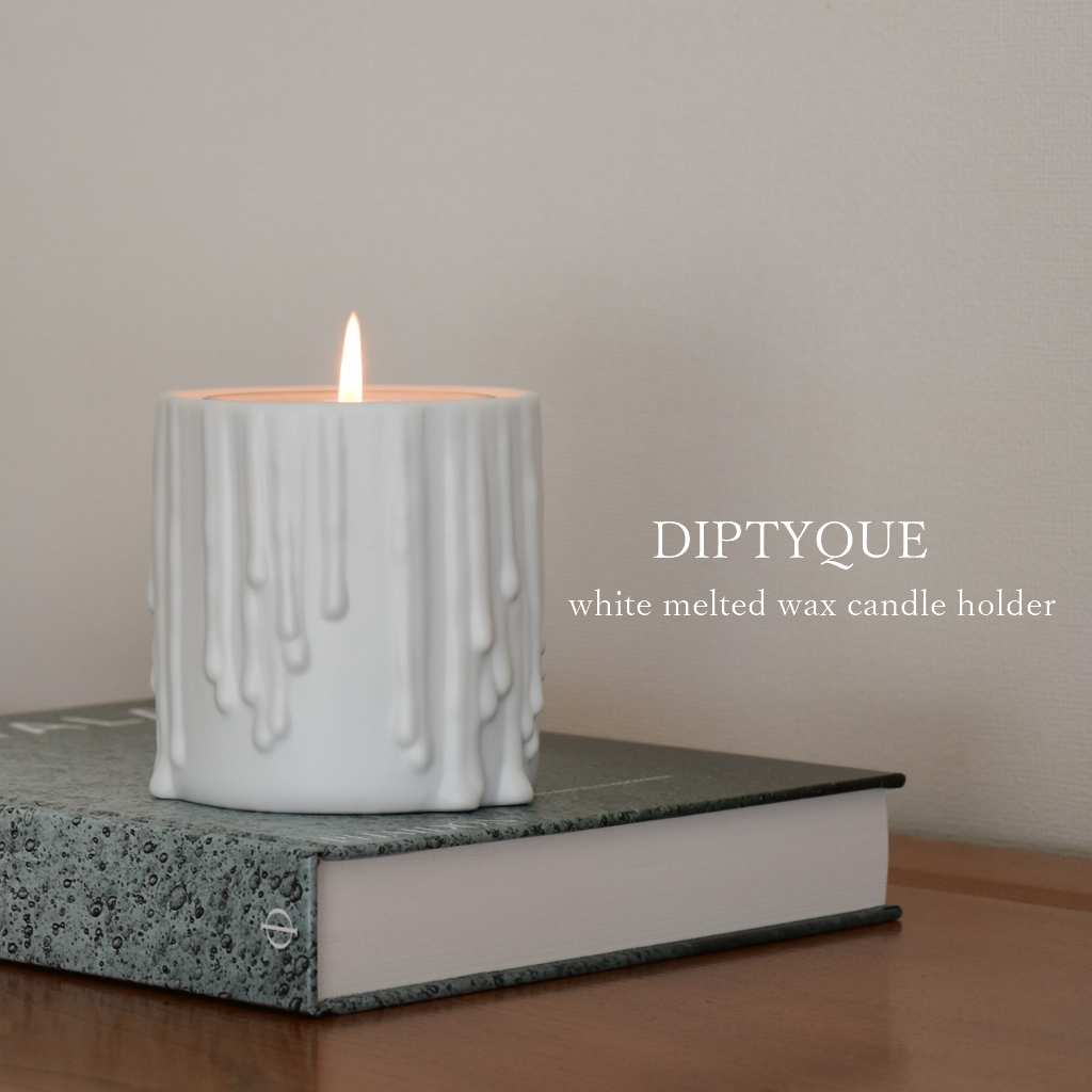 LAMORGIFT ブルーガラスキャンドルスティックホルダー 6個