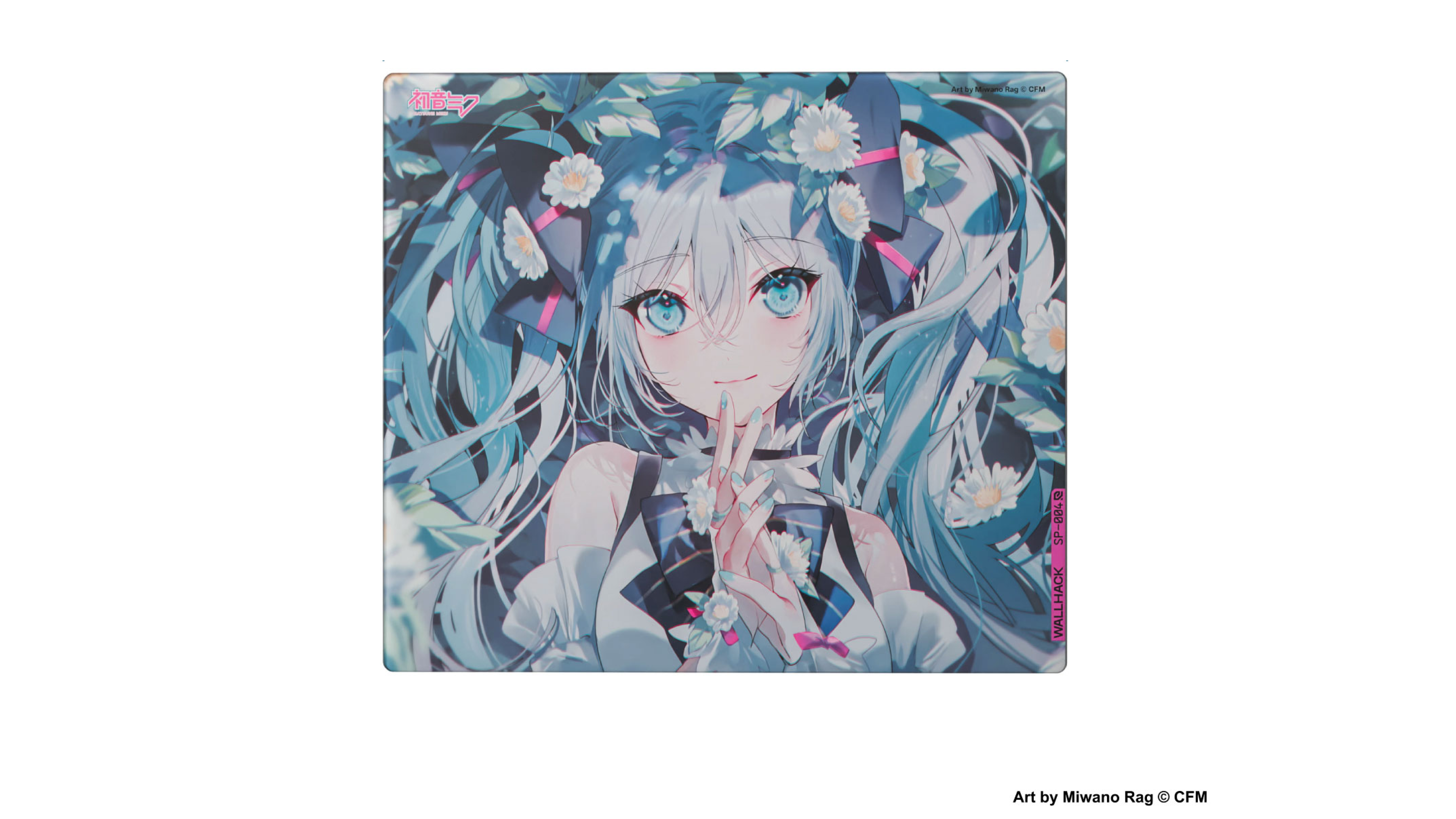 節約 WALLHACK 初音ミク ガラスマウスパッド SP-004 Wallhack ガラス