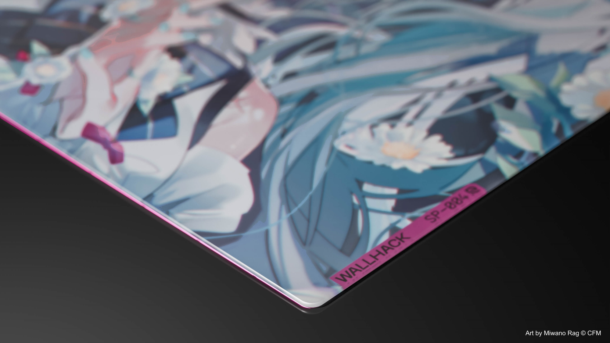 即日発送 Wallhack SkyPAD ガラスパッド 初音ミク SP-004 Wallhack