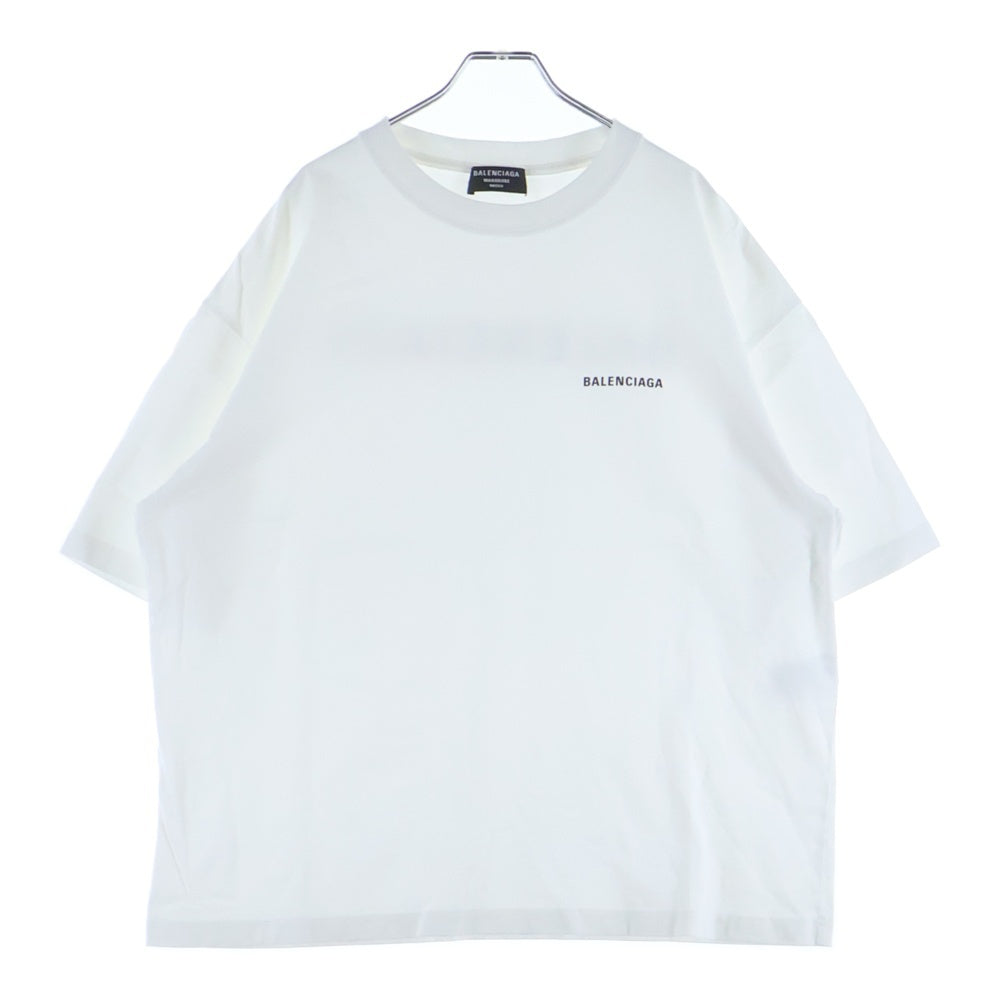 BALENCIAGA(バレンシアガ) T-Shirt ロゴプリント半袖Tシャツ ホワイト