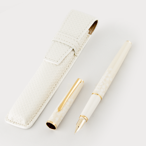 万年筆 レディホワイト 桜吹雪｜文具のことなら渡敬文具館
