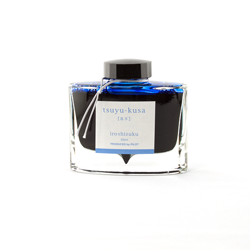 万年筆用水性インキ 色彩雫 露草｜文具のことなら渡敬文具館