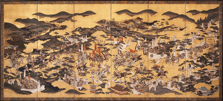 関ケ原合戦図屏風 – 渡辺美術館