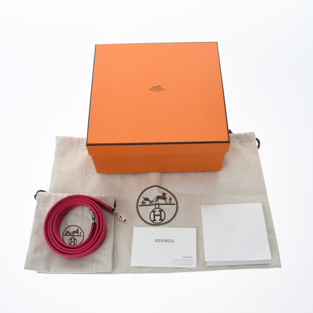 美品 エルメス アクセサリー入れ 保存袋 空箱 2個セット ミニサイズ