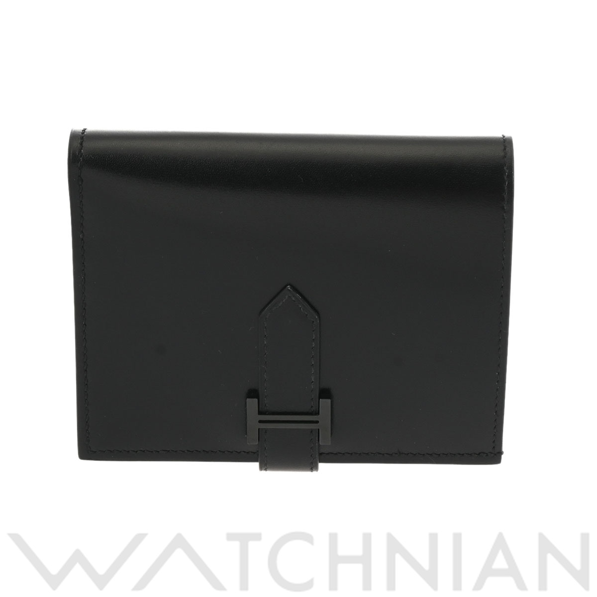 HERMES エルメス べアン コンパクト グリアスファルト ローズゴールド