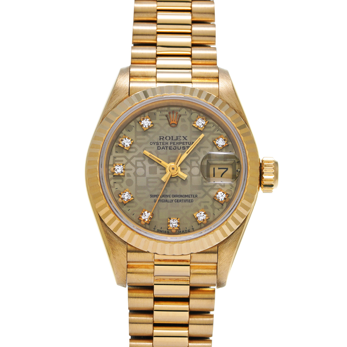 ロレックス デイトジャスト 69178G シャンパン/ダイヤモンド
