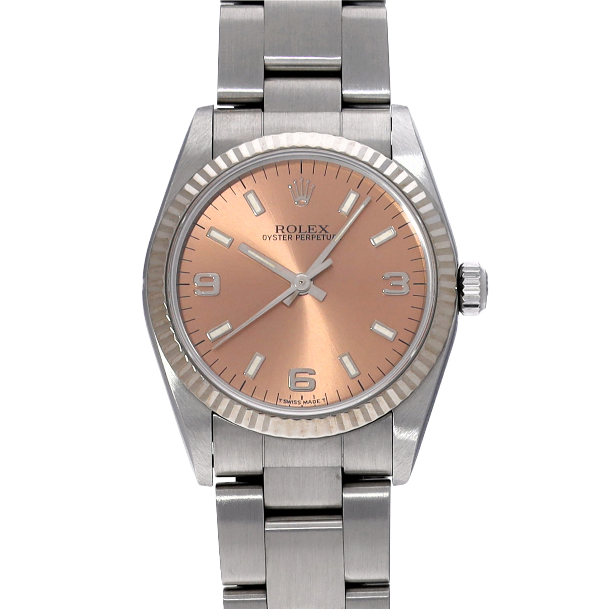 ロレックス オイスターパーペチュアル 67514 ピンク ユニセックス 時計