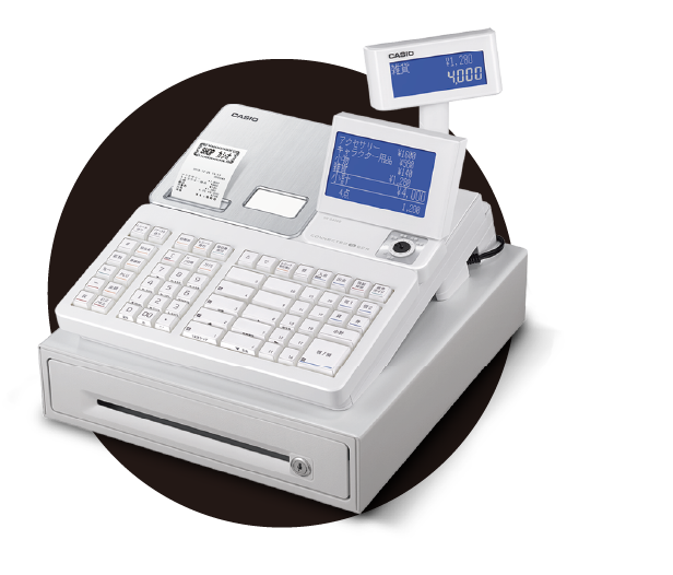 CASIO レジスター SR-S4000-20SWE CASIO カシオ 電子レジスター SR