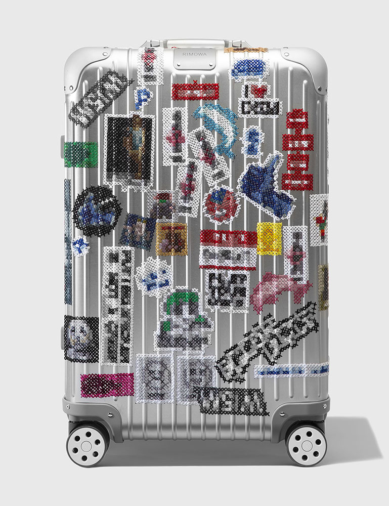 お値下げ中‼️【アンティーク】RIMOWAスーツケース（ステッカー