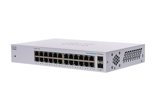 Cisco Business 110 Series 110-24T - switch - 24 ports - unmanaged