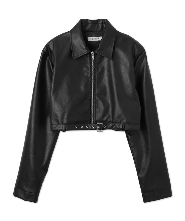 クロップドシングルライダースジャケット – WEGO ONLINE STORE