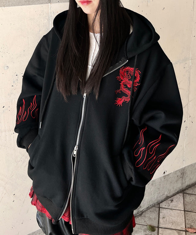 ☆レア☆DRAGON FORCE ドラゴンフォース☆ジップパーカー グッズ