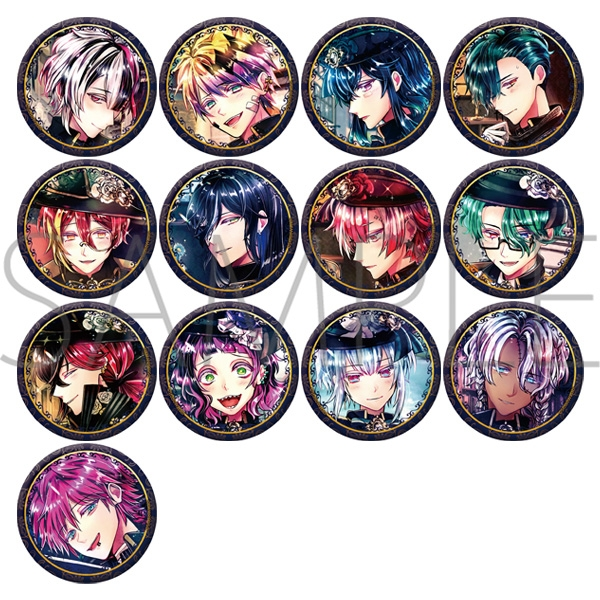 あくねこ 悪魔執事と黒い猫 シロ 缶バッジ 3周年 三周年 グリッダー グリ