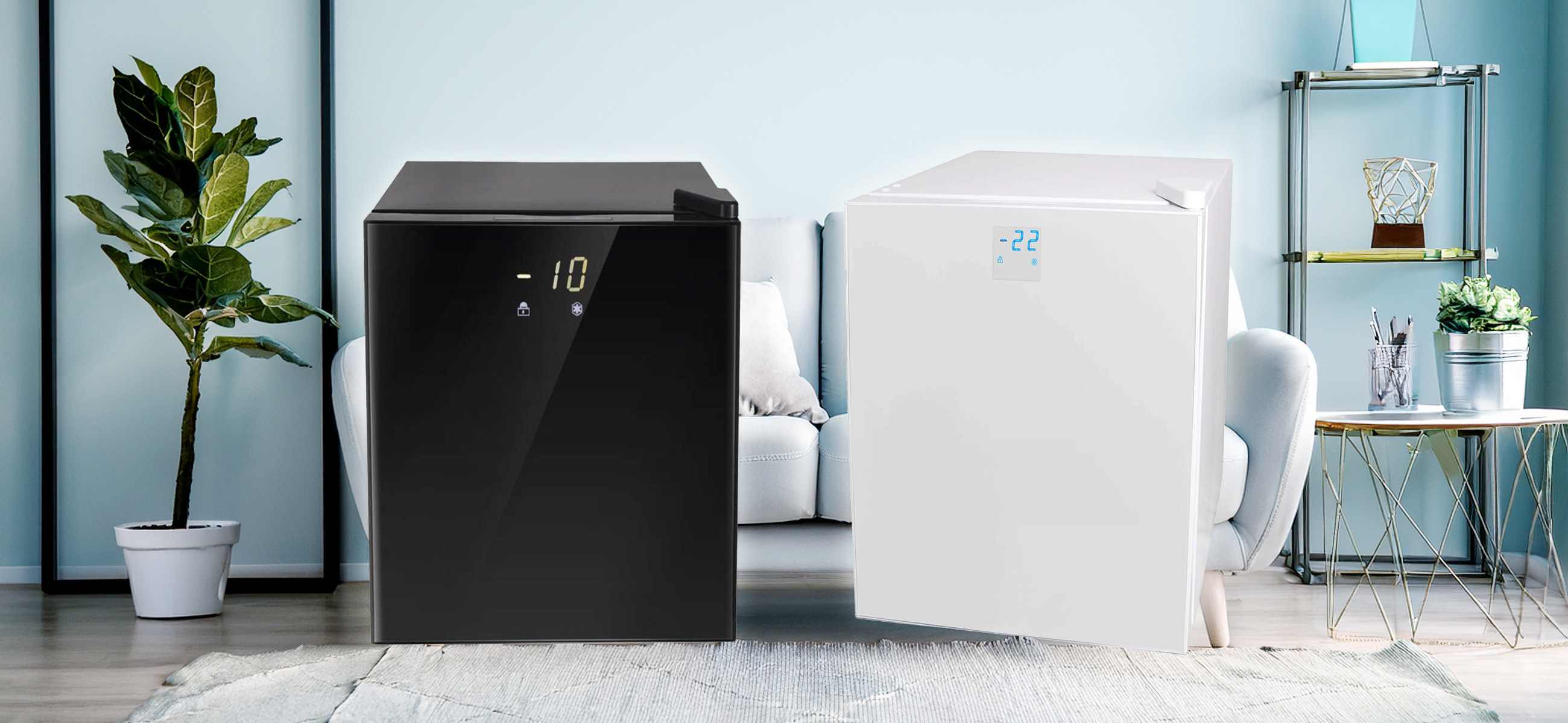 TOHOTAIYO 1ドア冷凍庫 TH-32LF1-WD 冷凍庫 32L TH-32LF1-WD 1ドア