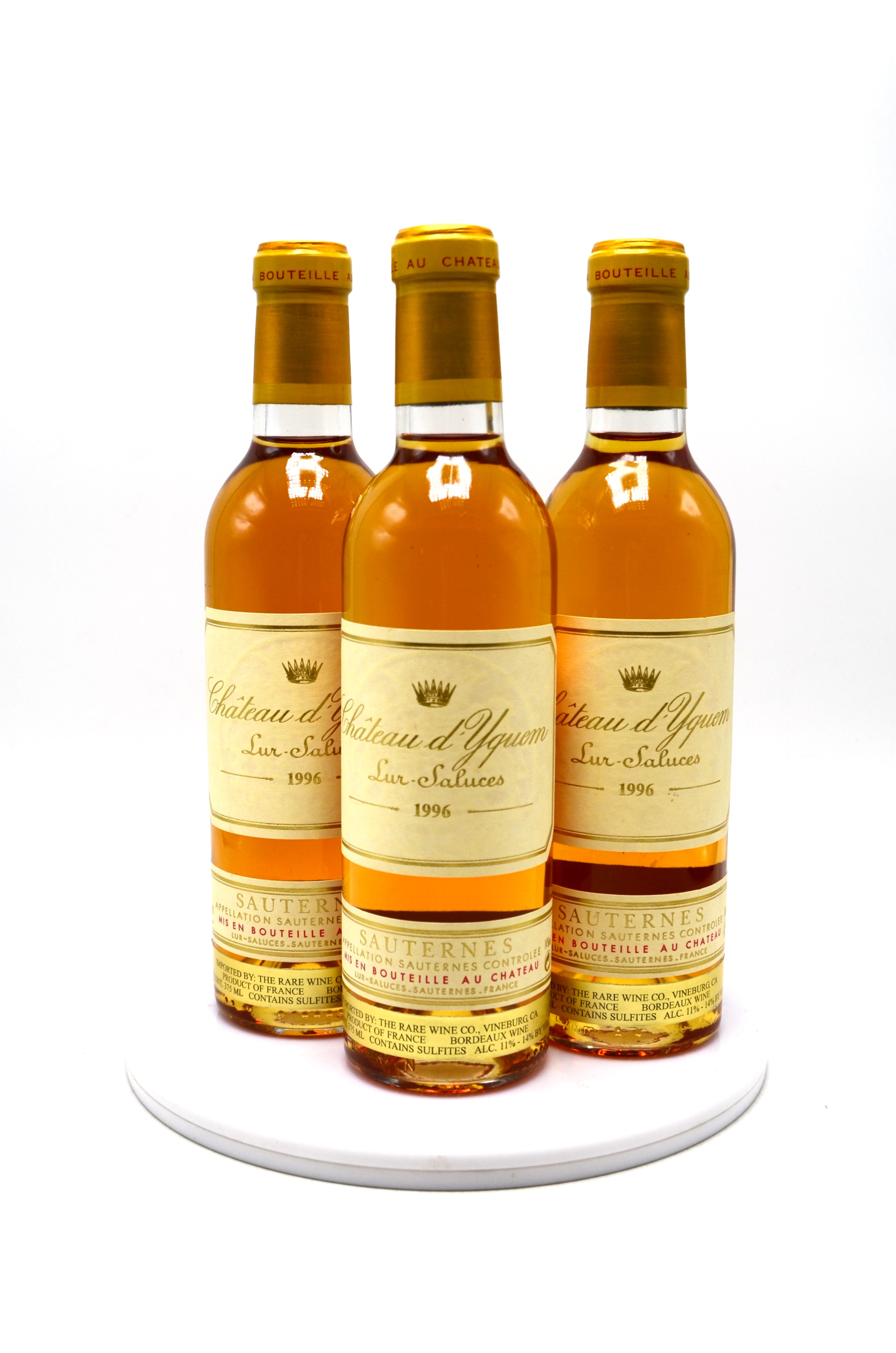 1996 Château d'Yquem, Sauternes (half-bottle) – Wine Consigners Inc.