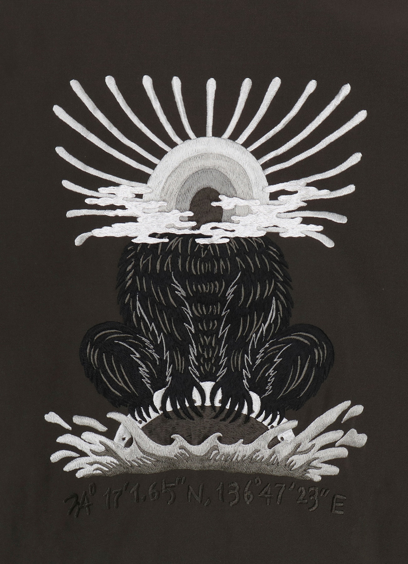 WILDSIDE × MOSS STUDIO MATAGI JUMPER (Monochrome)(XXL Black): MOSS